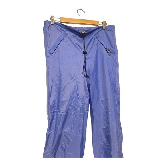 Patagonia Pants Adult Blue Track Parachute Windbreaker size XS made in Korea - Picture 3 of 12